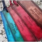 Gravírozott könyvjelző