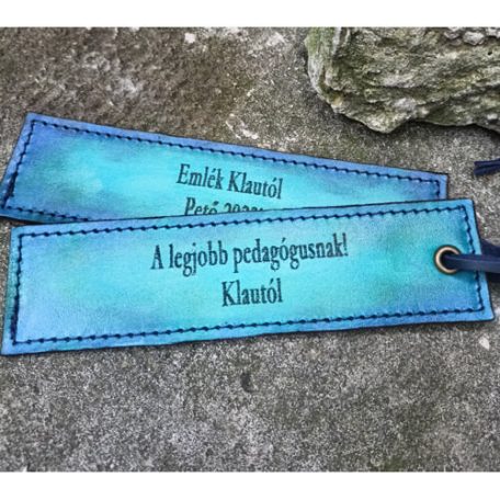 Gravírozott könyvjelző