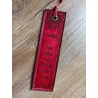 Gravírozott könyvjelző