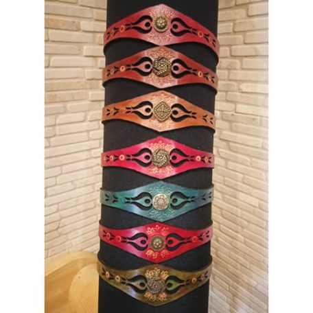 Kézzel festett veretes fejpánt 