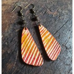 Faerezet - háromszög bőr fülbevaló