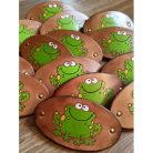 Béka mintás franciacsat