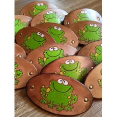 Béka mintás franciacsat