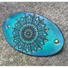 Mandala mintás bőr franciacsat