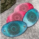 Mandala mintás franciacsat