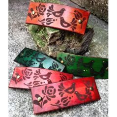 Népies madár mintás franciahajcsat