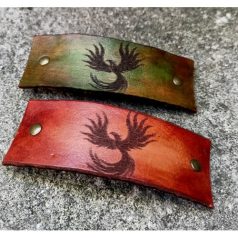 Főnix madár mintás franciacsat