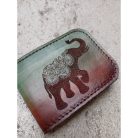 Elefánt mintás kártyatartó, színátmenetes