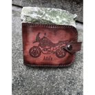 Kártyatartó motoros mintával