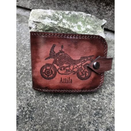 Kártyatartó motoros mintával