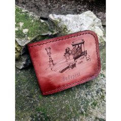 Kártyatartó lánchíd mintával