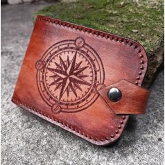Kártyatartó iránytű mintával