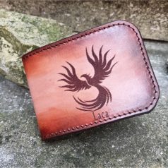 Kártyatartó főnix mintával