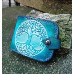 Kártyatartó nyomott életfa mintával