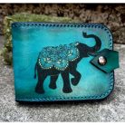 Kártyatartó elefánt mintával