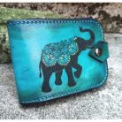 Kártyatartó elefánt mintával