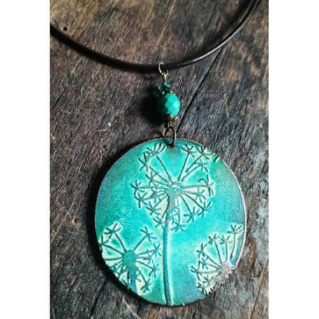 Pitypang medál -55 mm kerek