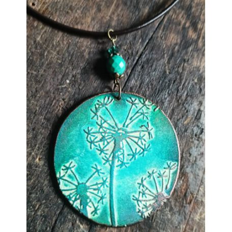 Pitypang medál -55 mm kerek