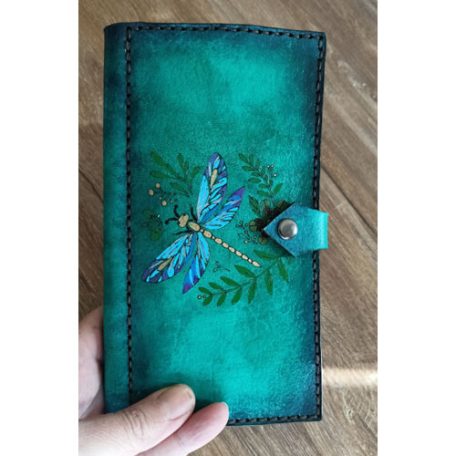 Szitakötő mintás pénztárca