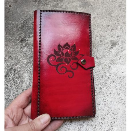 Lotus mintás pénztárca