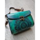 Kézzel festett valódi bőr válltáska